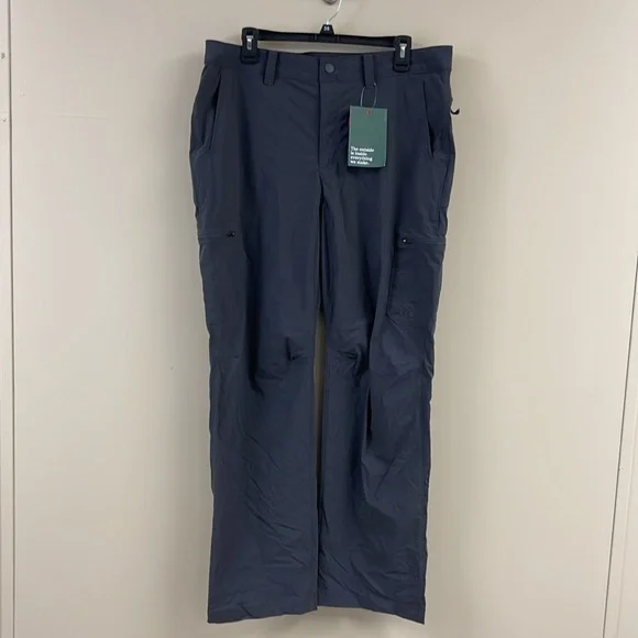 L.L.BEAN MEN'S CRESTA HIKING DWR PANTS STANDARD FIT 35 x 32” Gray New with Tags